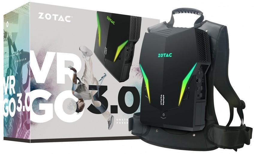 Zotac показали 3 серию компьютера-рюкзак VR GO 3.0