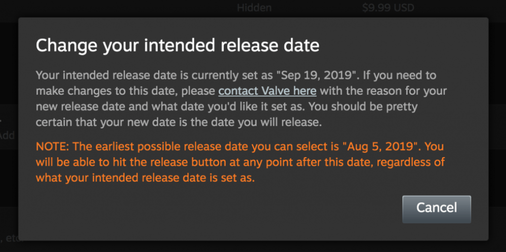 Разработчикам запретили свободно менять дату релиза в Steam